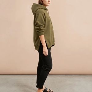 Everlane The Oversized Fleece Hoody | Olive | M